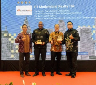 PT Modernland Realty Tbk. Raih 4 Penghargaan dalam Human Capital on Resilience Excellence Award 2024
